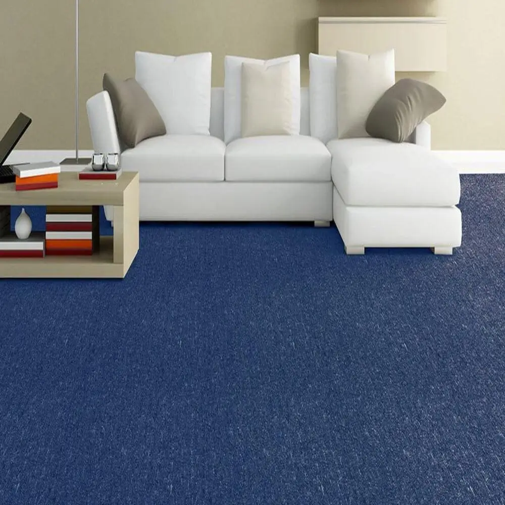 Imperial blue wall to wall carpet 3