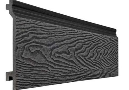 Wood grain wall cladding